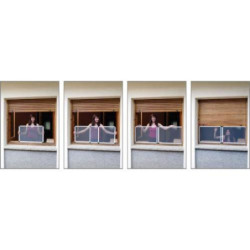 MOSQUITERA EXTERIOR 40X50/92 CM. BLANCA
