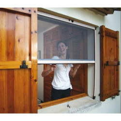 KIT MOSQUITERA ENROLLABLE VERTICAL 140X170 BLANCA
