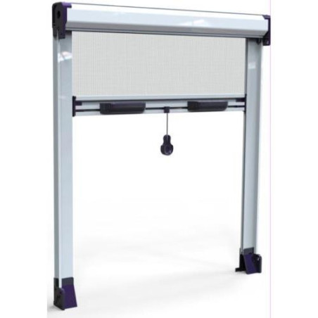 KIT MOSQUITERA ENROLLABLE VERTICAL 100X150 BLANCA