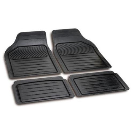 JGO.4 ALFOMBRAS AUTO GOMA UNIV.GRIS PERFECT 14038