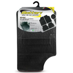 JGO.4 ALFOMBRAS AUTO GOMA UNIV.NEGRO BINGO 14042