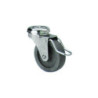 RUEDA GIRATORIA PLASTICO GRIS 60 MM. 2-1495