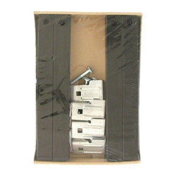 PATAS SOMIER SIN RUEDAS 30X30 NEGRAS (JUEGO) R-108