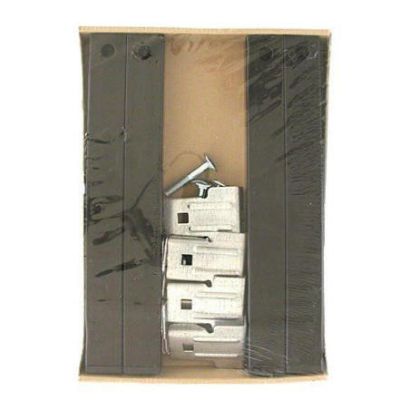 PATAS SOMIER SIN RUEDAS 30X30 NEGRAS (JUEGO) R-108