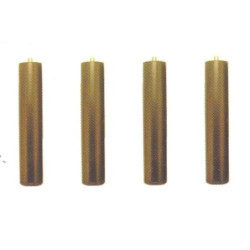 PATAS SOMIER TAPIFLEX REDONDAS NEGRAS (JUEGO)R-110