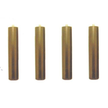 PATAS SOMIER TAPIFLEX REDONDAS NEGRAS (JUEGO)R-110