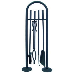JUEGO CHIMENEA 4 PIEZAS 70 CM. 10070