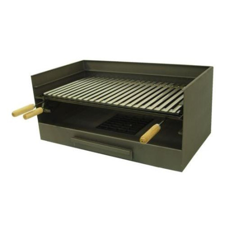 CAJON BARBACOA CON PARRILLA INOX. 61X40X33CM.71515