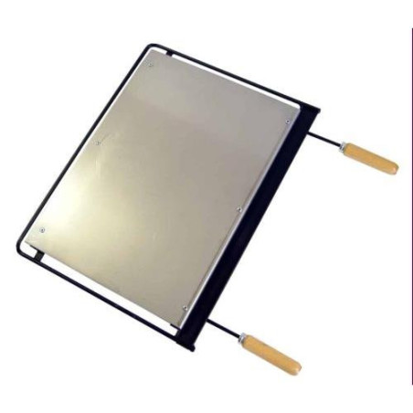 PLANCHA BARBACOA INOX. 60X41 CMS.
