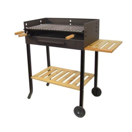 BARBACOA PARRILLA INOX CON RUEDAS 71450
