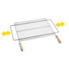 PARRILLA EXTENSIBLE 70X40 CINCADA 2726