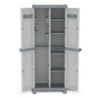 ARMARIO DE RESINA WAVE ESCOBERO GRIS 181X70X43CM