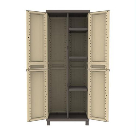 ARMARIO ESCOBERO DOS PUERTAS 181X68X39CM. SAHARA