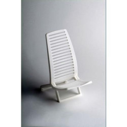 SILLA PLAYA PROPILENO BLANCA 600-0021