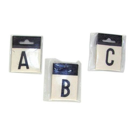 LETRA L-25 NEGRA PALO TRANSFER B LETRA L-25 NEGRA PALO TRANSFER B