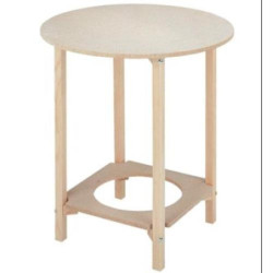 MESA CAMILLA REDONDA 60X75 21006