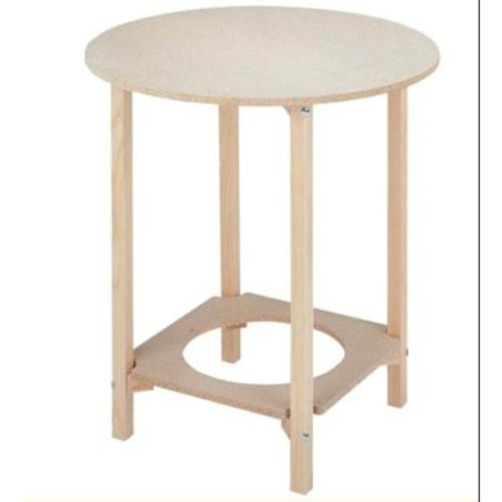 MESA CAMILLA REDONDA 90X75 21009