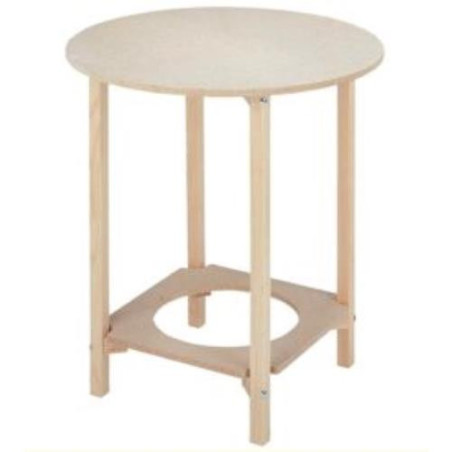 MESA CAMILLA REDONDA 100X75 21010