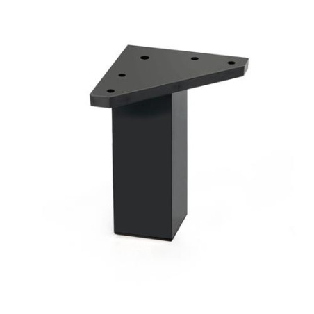 PATA MUEBLE CUADRADA ABS 40X100MM NEGRA 50013NE