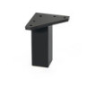 PATA MUEBLE CUADRADA ABS 40X100MM NEGRA 50013NE