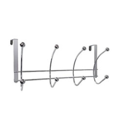 PERCHA SOBREPUERTA 4 GANCHOS, 8 BOLAS CROMO 970CR8