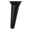 PATA CONICA INCLI.150MM NEGRA/PLATO METAL NEGRO
