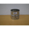 COLLARIN ENCHUFE GALVANIZADO 98X166 MM.