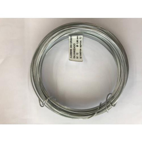 ALAMBRE GALVA ROLLO 250 GR N2 0,7MM X 82M. 39028