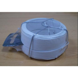 ALAMBRE PLASTIFICADO 0,7/1,2MM BLANCO R-50M