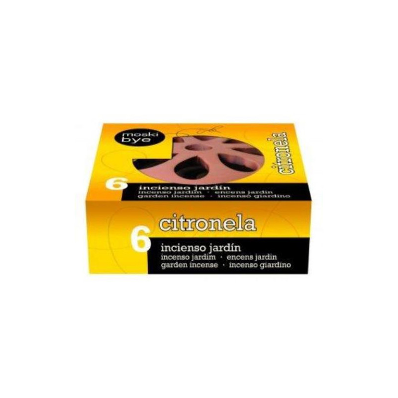 INCIENSO ESPIRAL 6 UD. CITRONELA+PLATO DECORATIVO INCIENSO ESPIRAL 6 UD. CITRONELA+PLATO DECORATIVO