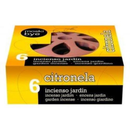 INCIENSO ESPIRAL 6 UD. CITRONELA+PLATO DECORATIVO INCIENSO ESPIRAL 6 UD. CITRONELA+PLATO DECORATIVO