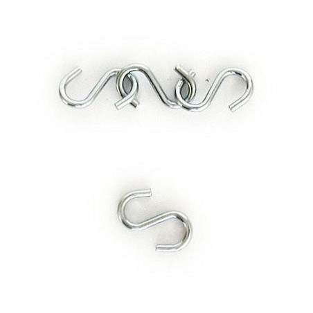 GANCHO FORMA S GALVANIZADO 30 ( CENT. )