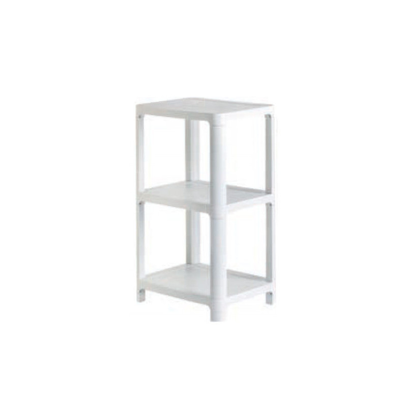ESTANTERIA RECTANGULAR KLAR 3 S GRIS CLARO