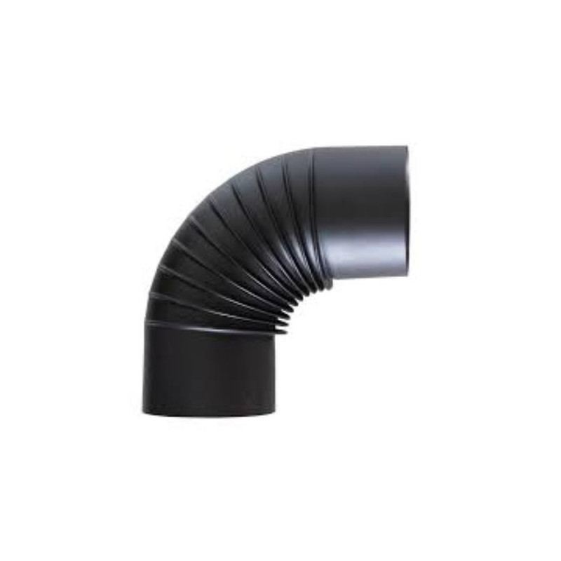 CODO 90 PINTADO NEGRO MATE 110MM