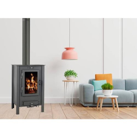 ESTUFA HOGAR 450 VIENA S/VERTICAL Ø 110 ECODESING