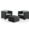 SET DE JARDIN DIVA TETE A TETE GRAFITO