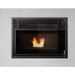 ESTUFA PELLETS 10.50KW. BREMA CANALIZADA NEGRO