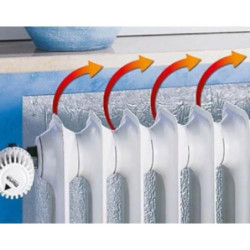 ROLLO AISLANTE TERMICO BURBUJAS + ALUMINIO 0,4X5M.