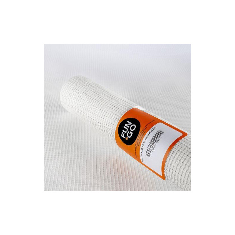 MALLA YESO 5X5 BLANCA DE 1X10M. 50013