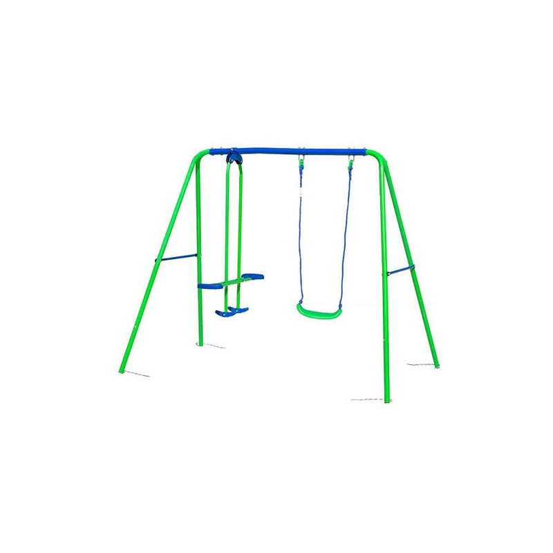 COLUMPIO INFANTIL METAL 1 ASIENTO + 1 BALANCIN