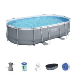PISCINA SUPERFICIE OVAL POWER STEEL BESTWAY 56448