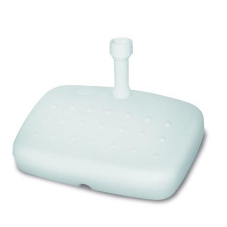 BASE PARASOL RINCON 48X38CM.415L.P/TUBO 19MM. BCO.