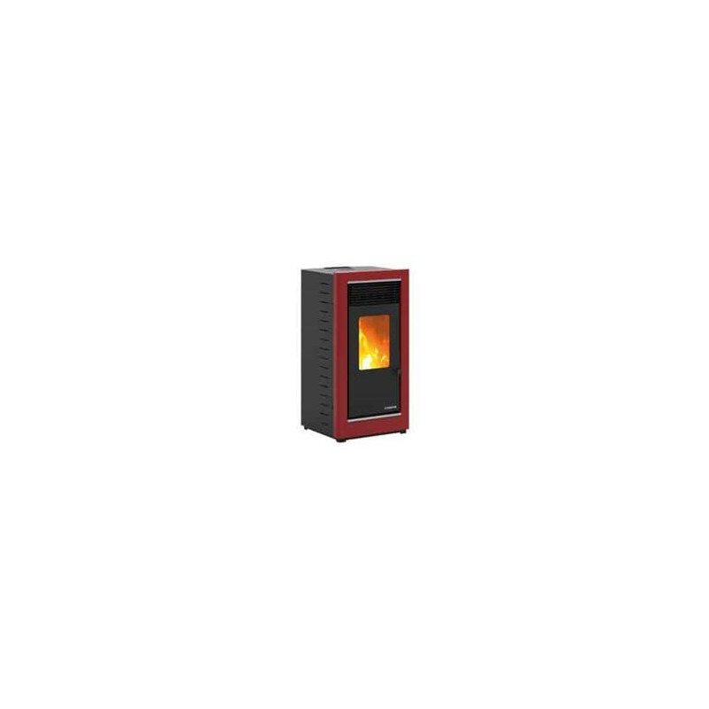 ESTUFA DE PELLET GRAZ S PLUS COLOR ROJO - G2000PS