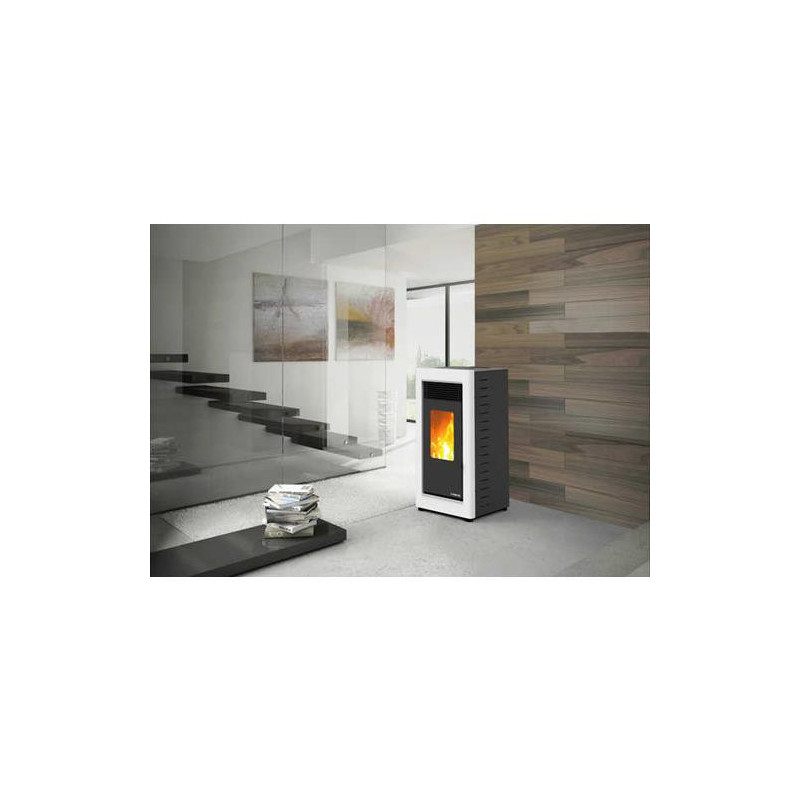 ESTUFA DE PELLET WIEN S PLUS COLOR BLANCO - G3001P