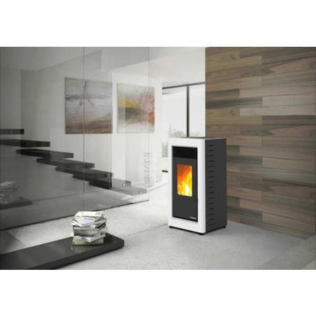 ESTUFA DE PELLET WIEN S PLUS COLOR BLANCO - G3001P