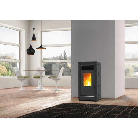 ESTUFA DE PELLET WIEN S PLUS COLOR NEGRO - G3002P
