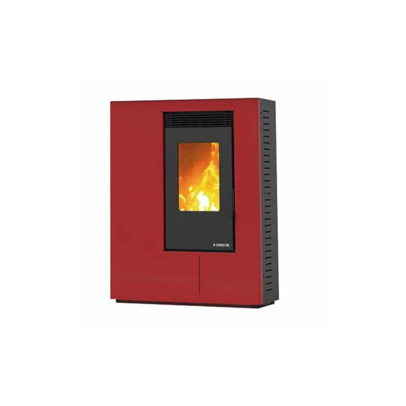 ESTUFA DE PELLET WELS COLOR ROJO - G4000L