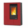 ESTUFA DE PELLET WELS COLOR ROJO - G4000L