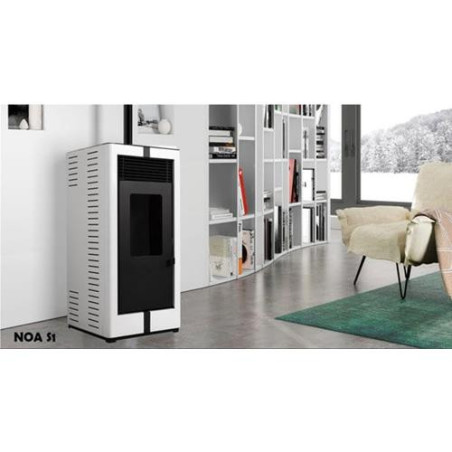 ESTUFA DE PELLET NOA COLOR BLANCO - S0501S2