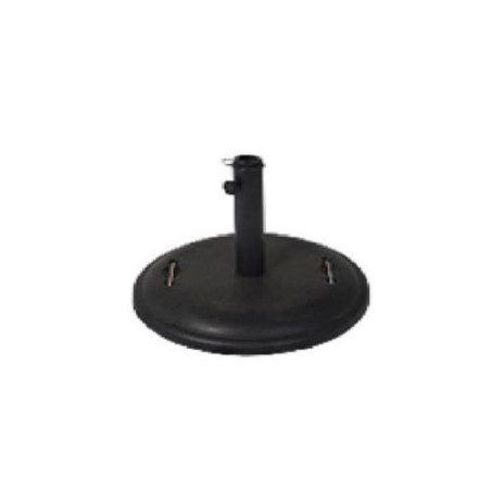 PIE PARASOL 25KG EN HORMIGON COLOR NEGRO